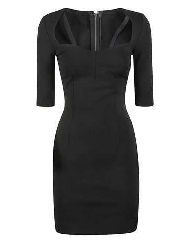 Dolce & Gabbana Midi Dress In Jersey Woman Mini Dress Black Size 6 Viscose