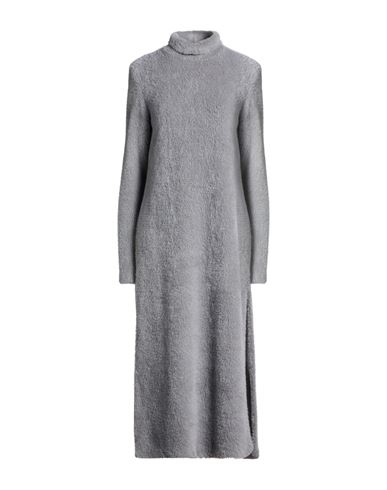 Meimeij Woman Midi Dress Grey Size 0 Polyester, Polyacrylic In Gray