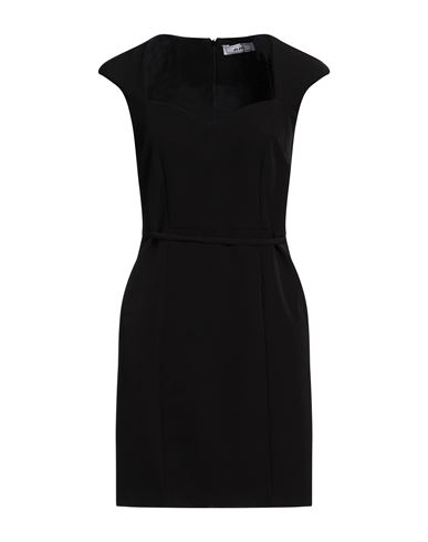 Shop Jijil Woman Mini Dress Black Size 8 Polyester, Elastane