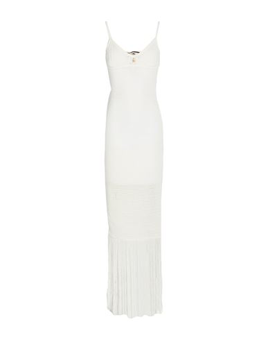 Elisabetta Franchi Woman Maxi Dress White Size 2 Viscose, Polyamide In White