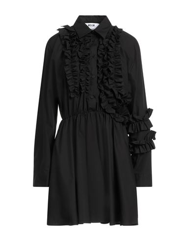 Woman Mini dress Black Size 6 Polyester, Elastane