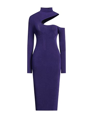 Tom Ford Woman Midi Dress Purple Size M Viscose, Polyamide