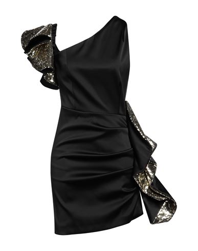 Minivestido Mujer Negro 38 Mujer