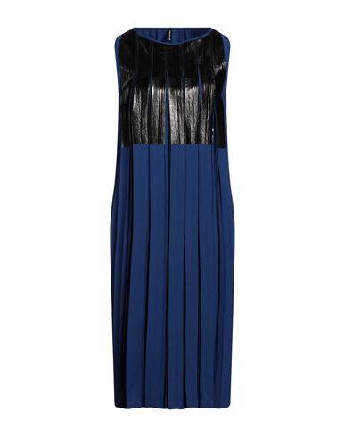 Pierantonio Gaspari Woman Midi Dress Blue Size 12 Polyester