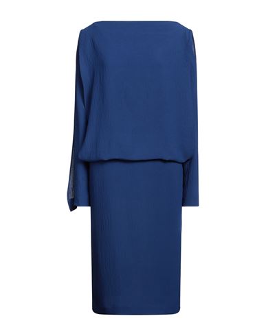Shop Pierantonio Gaspari Woman Midi Dress Blue Size 12 Polyester