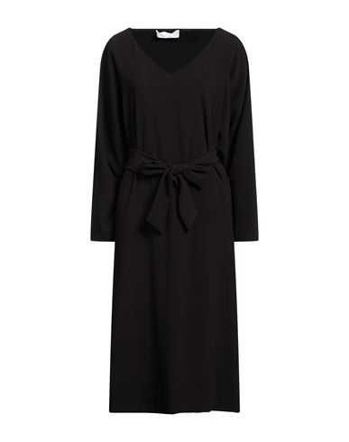Shop Douuod Woman Midi Dress Black Size 8 Polyester