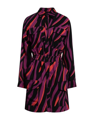 Shop Pinko Woman Mini Dress Mauve Size 4 Polyester In Purple