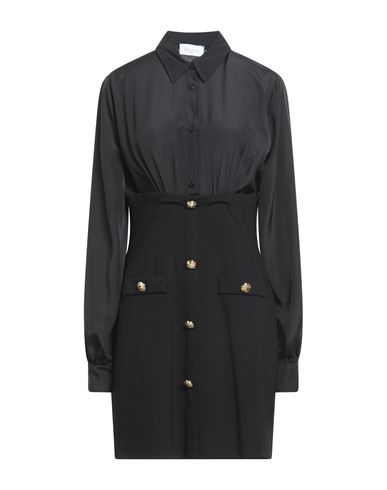 Gaelle Paris Gaëlle Paris Woman Mini Dress Black Size 8 Viscose, Polyamide, Elastane, Polyester In Black