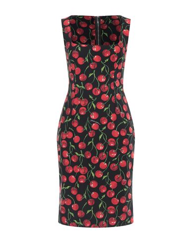 DOLCE&GABBANA Midi-Kleid Damen Schwarz 32,34,36,38 Damen