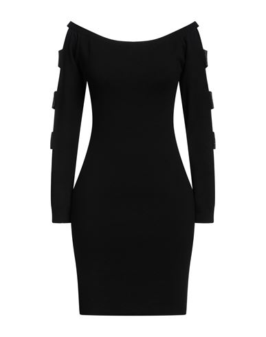 Shop Gaelle Paris Gaëlle Paris Noir Woman Mini Dress Black Size 2 Viscose, Polyester, Polyamide