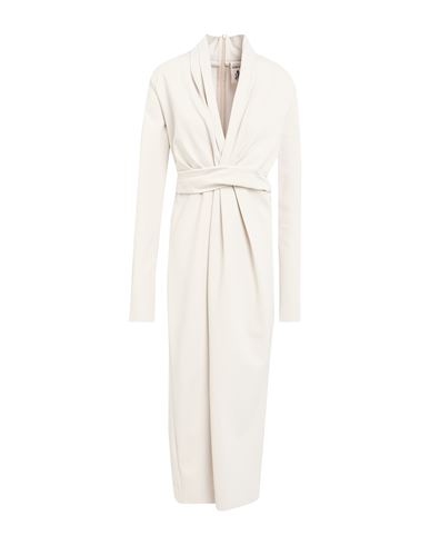 Shop Semicouture Woman Midi Dress Light Grey Size 8 Viscose, Polyamide, Elastane