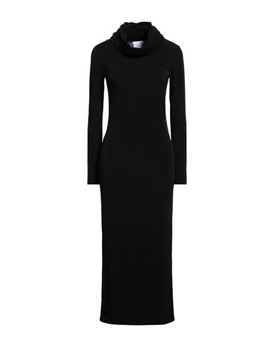 Virna Drò® Virna Drò Woman Maxi Dress Black Size 3 Polyester, Elastane