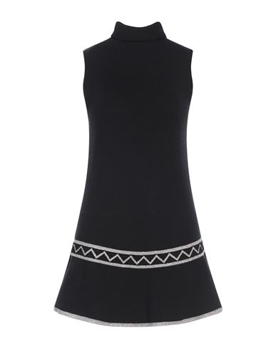 Pho® Firenze Pho Firenze Woman Mini Dress Black Size L Viscose, Polyester, Polyamide