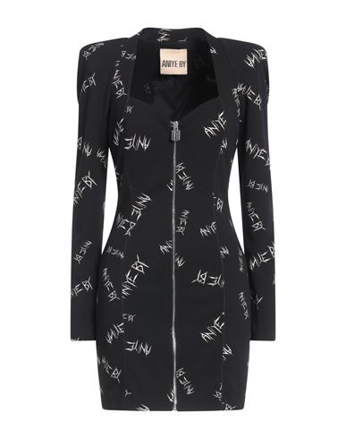 Aniye By Woman Mini Dress Black Size 10 Polyester, Elastane In Black