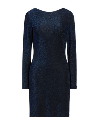 Gaelle Paris Gaëlle Paris Woman Mini Dress Blue Size 8 Polyamide, Polyester, Elastane