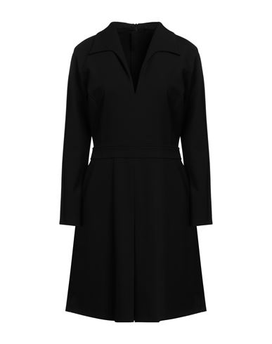 Seventy Venezia Woman Mini Dress Black Size 8 Viscose, Polyamide, Elastane In Black