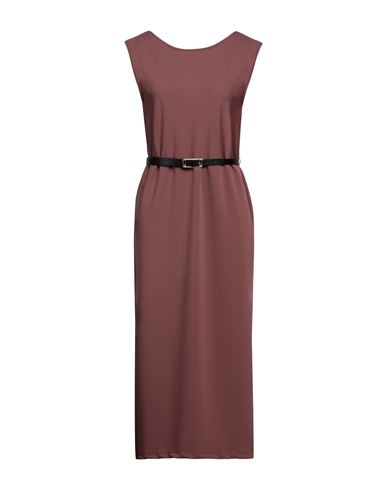 Shop Vicolo Woman Maxi Dress Light Brown Size S Polyester, Elastane In Beige