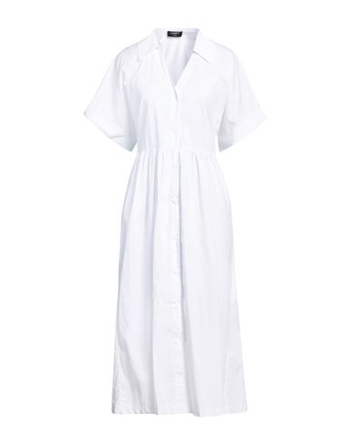 Dixie Woman Midi Dress White Size 1 Cotton