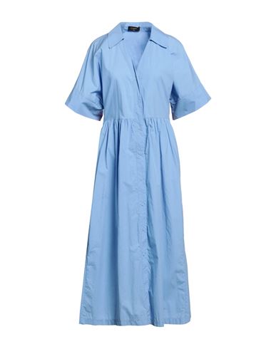 Dixie Woman Midi Dress Light Blue Size 0 Cotton