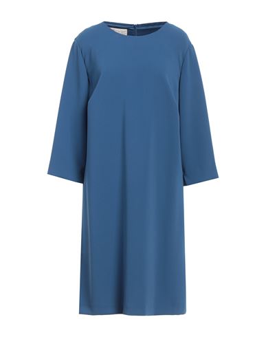 Maison Common Woman Mini Dress Pastel Blue Size 16 Triacetate, Polyester