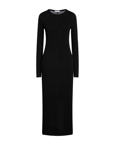 Rag & Bone Woman Midi Dress Black Size L Rayon, Polyester, Elastane