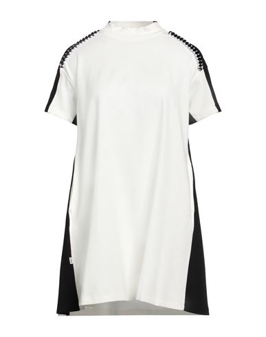 Dolce & Gabbana Branded Stretch Lace Calf-length Dress Woman Midi dress Black Size 10 Viscose