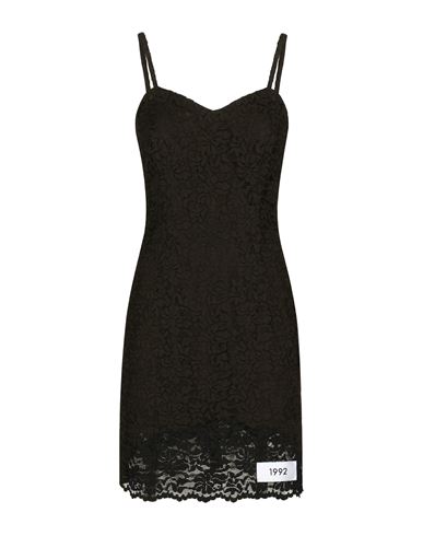Shop Dolce & Gabbana Short Dress Woman Mini Dress Black Size 10 Viscose