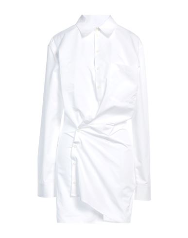 Off-white Woman Mini Dress White Size 8 Cotton