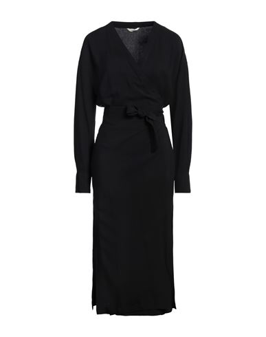 Barena Venezia Barena Woman Midi Dress Midnight Blue Size 6 Acetate, Viscose In Black