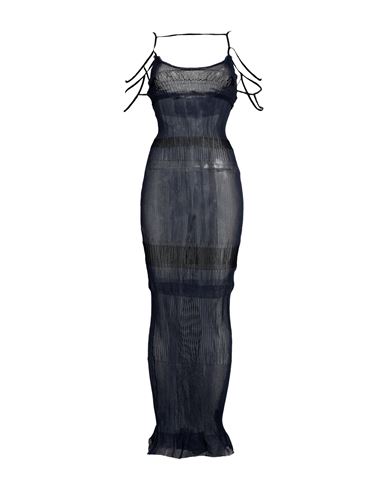 Jacquemus Woman Maxi Dress Midnight Blue Size 8 Recycled Polyamide, Polyamide