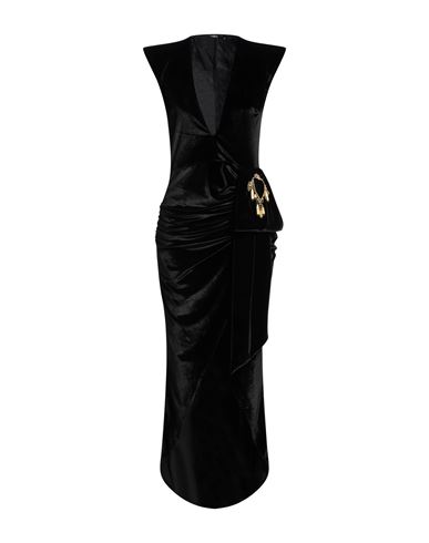 Amen Woman Mini Dress Black Size 12 Polyester, Elastane