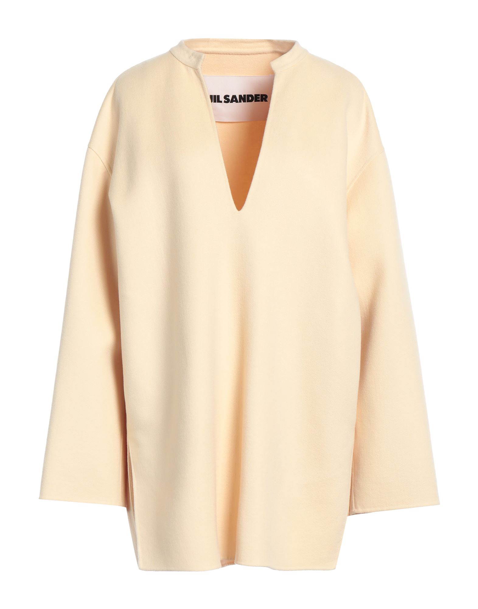 《セール開催中》JIL SANDER レディース ミニ丈ドレス パステルイエロー 34 カシミヤ 100%