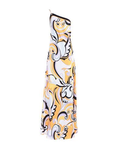 Marciano Woman Maxi Dress Ocher Size 4 Polyester In White