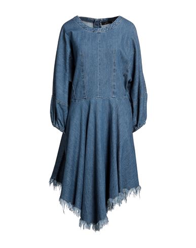 Actitude By Twinset Woman Mini Dress Blue Size Xs Cotton