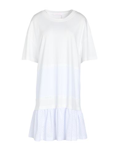 See By Chloé Woman Mini Dress White Size M Cotton, Polyester