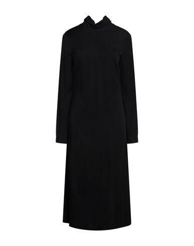 Grifoni Woman Midi Dress Black Size 6 Viscose, Elastane In Black