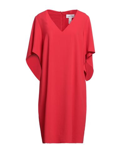Joseph Ribkoff Woman Midi Dress Red Size 10 Polyester