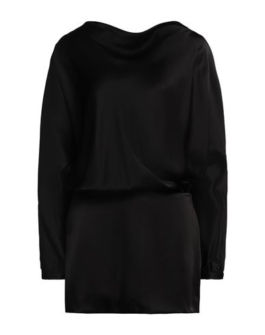 Semicouture Woman Mini Dress Black Size 8 Acetate, Viscose