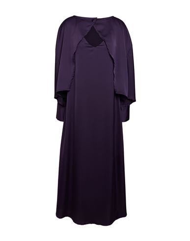 Merci Italia Woman Co-ord Dark Purple Size 6 Polyester In Purple