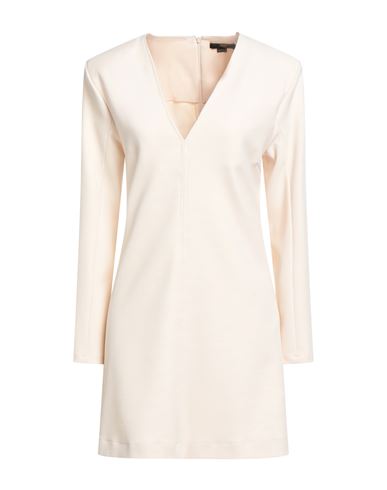 Seventy Venezia Woman Mini Dress Ivory Size 8 Polyester, Viscose, Elastane In White