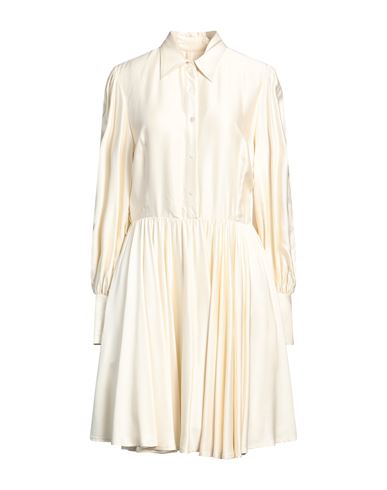 LAVI LAVI WOMAN MINI DRESS IVORY SIZE M VISCOSE 