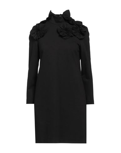 Suoli Woman Mini Dress Black Size 6 Viscose, Polyamide, Elastane