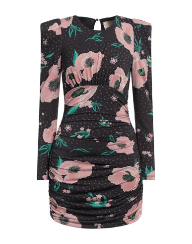 Aniye By Woman Mini Dress Dark Brown Size 6 Polyester, Elastane
