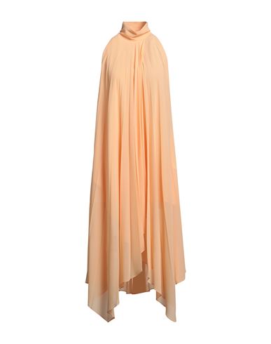 Patrizia Pepe Woman Maxi Dress Apricot Size 2 Polyester In Orange