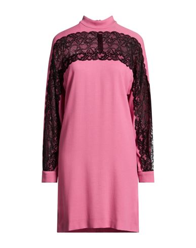 Boutique Moschino Woman Mini Dress Pink Size 6 Lyocell, Viscose, Wool, Polyamide