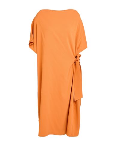 Meimeij Woman Midi Dress Mandarin Size 6 Acetate, Viscose, Elastane