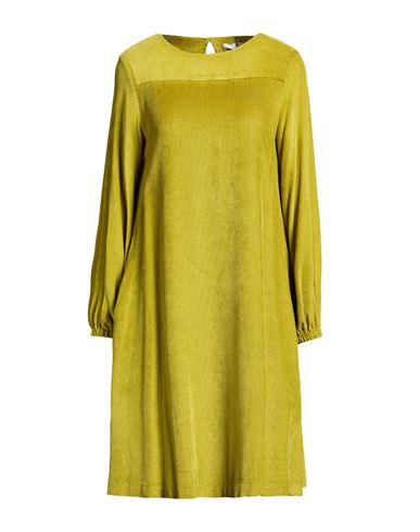 Anna Seravalli Woman Mini Dress Lime Green Size 6 Viscose In Green