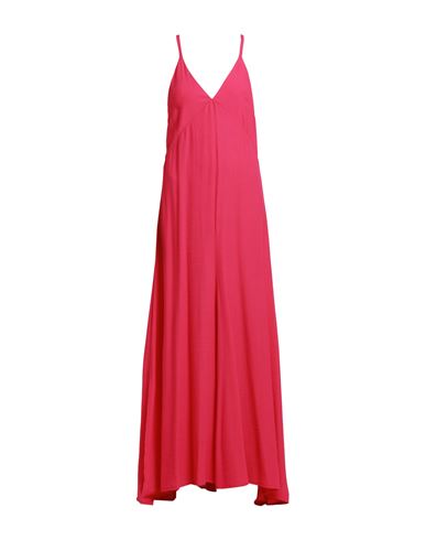 Vanessa Cocchiaro Woman Maxi Dress Fuchsia Size 6 Viscose, Polyamide In Pink