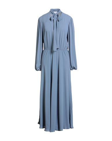 Soallure Woman Maxi Dress Slate Blue Size 10 Polyester