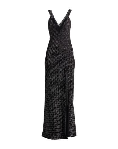 Missoni Woman Maxi Dress Black Size 12 Viscose, Cupro